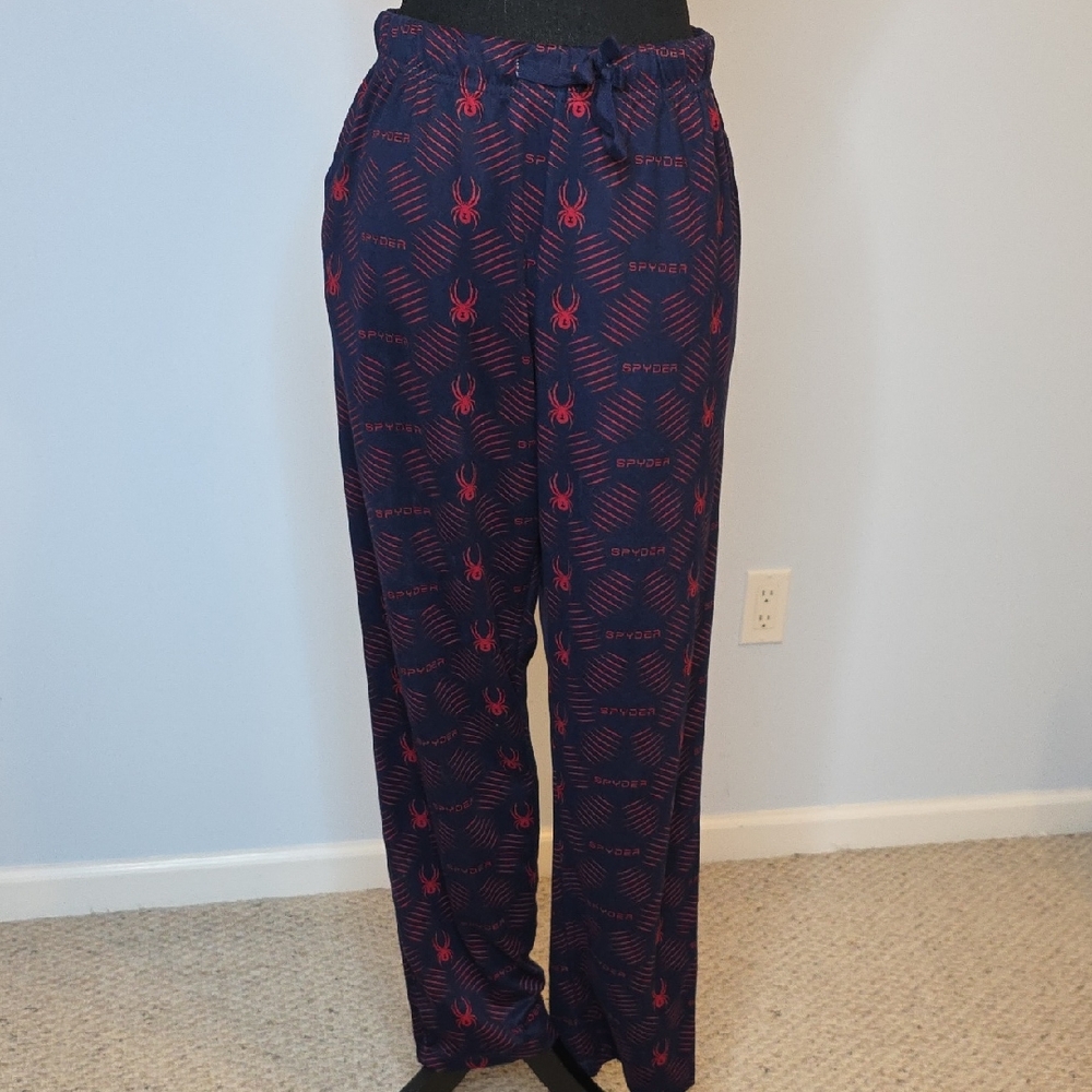 Spyder Navy and Red Lounge Pants